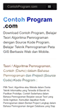 Mobile Screenshot of contohprogram.com